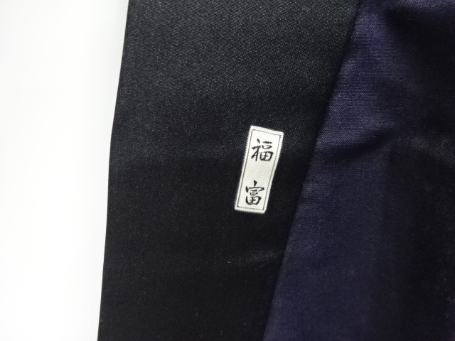  紋付羽二重男物着物